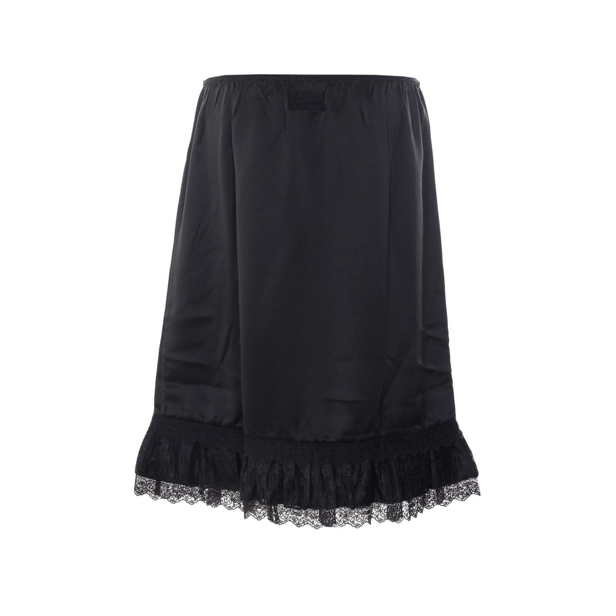 Ganni Women Fluid Satin Midi Skirt