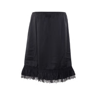 Ganni Women Fluid Satin Midi Skirt