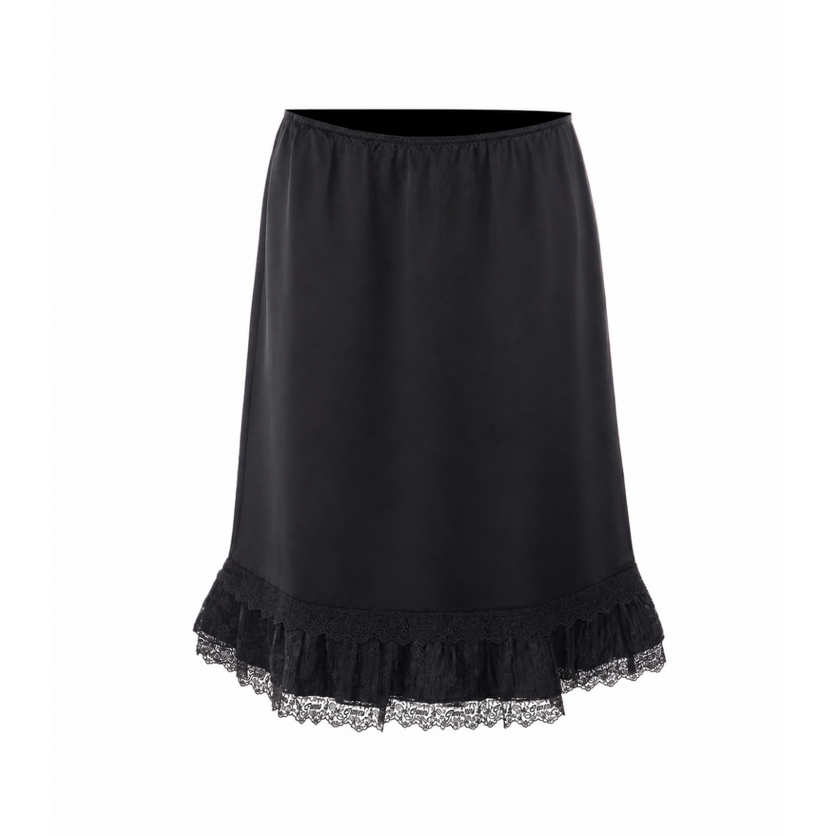 Ganni Women Fluid Satin Midi Skirt