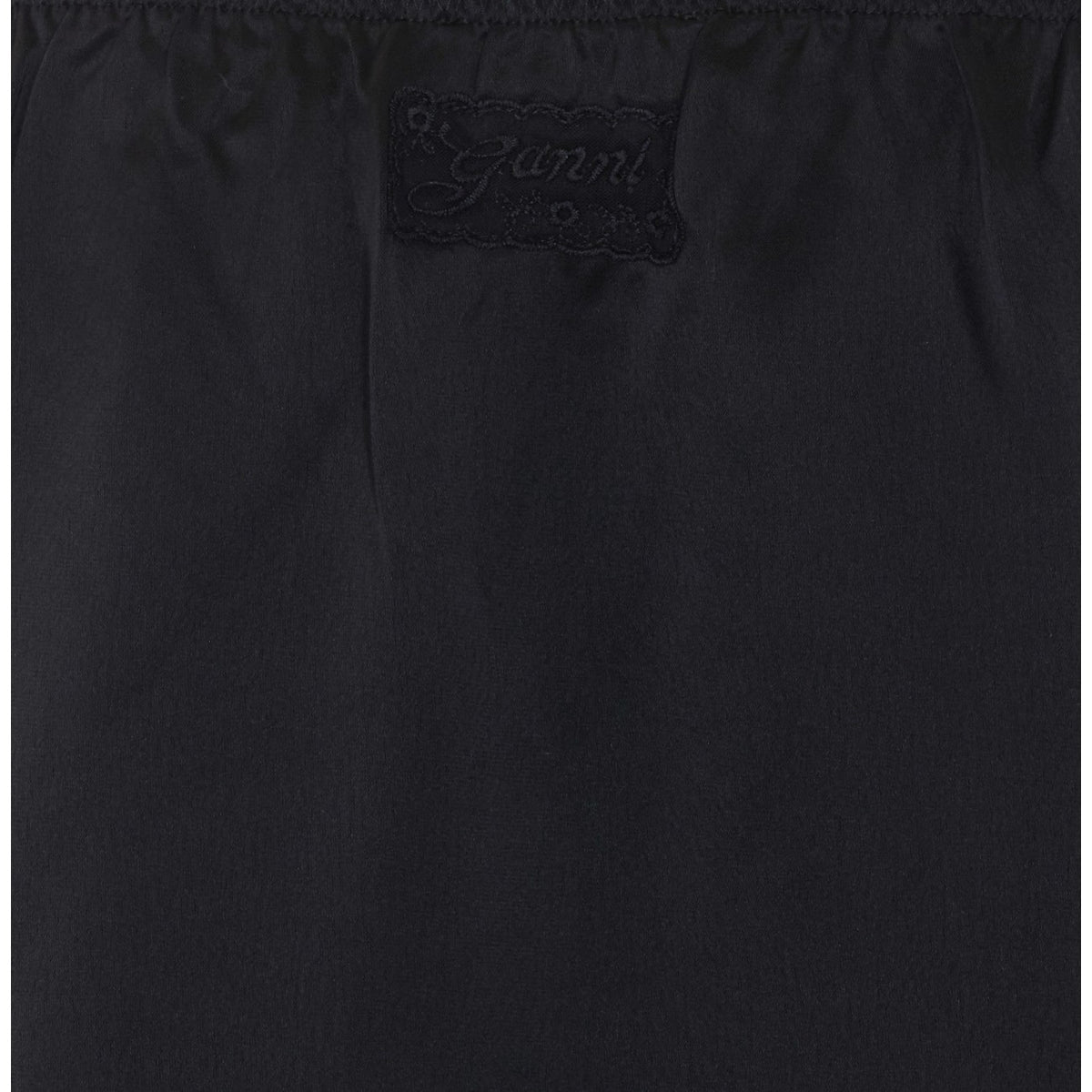 Ganni Women Fluid Satin Midi Skirt