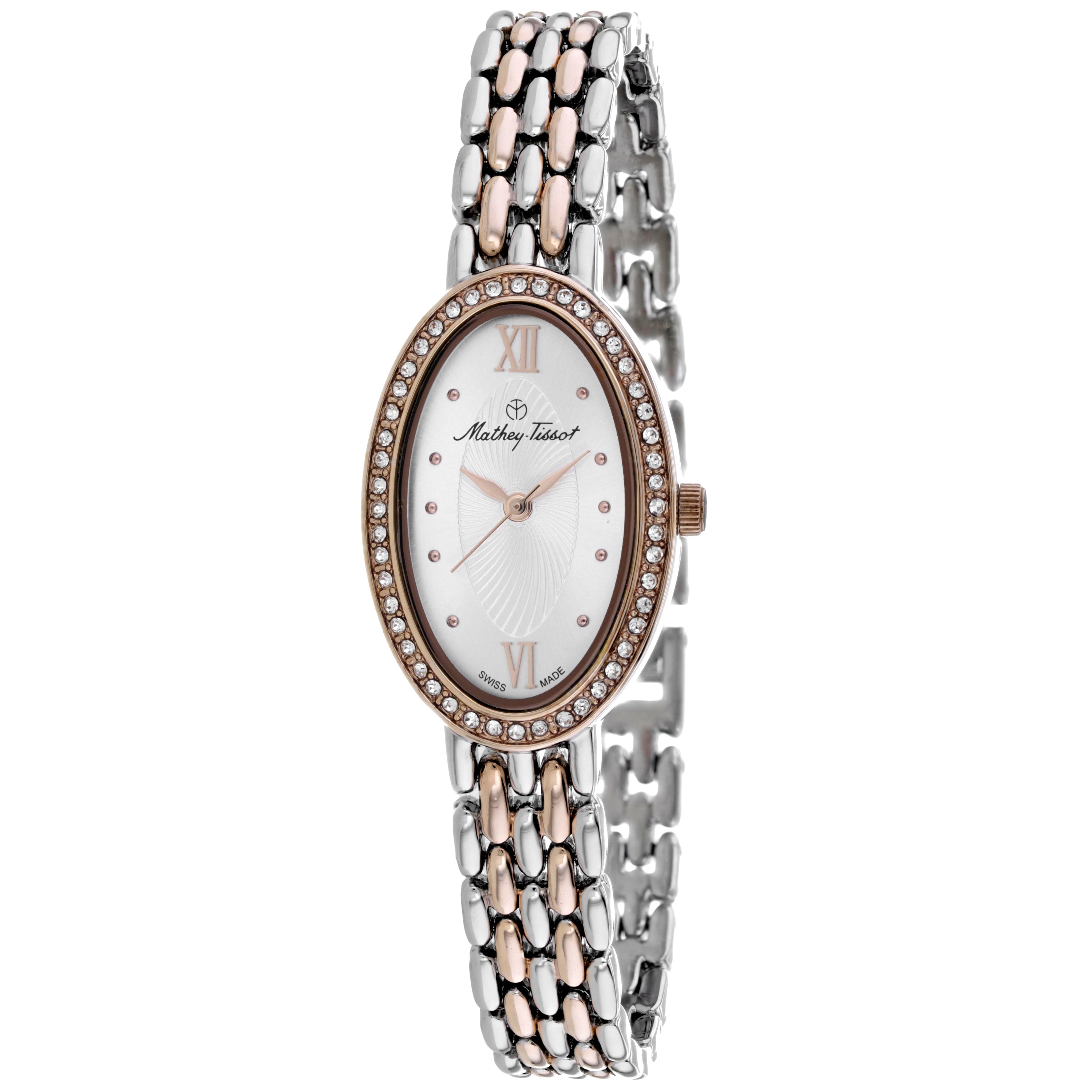 Mathey Tissot Women's Fleury XVI Silver Dial Watch - FOO1BI Silver