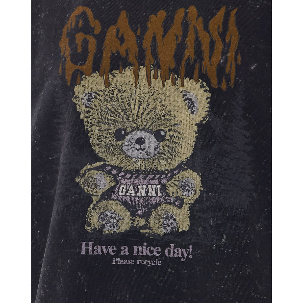 Ganni Women Forest Teddy Sweatshirt