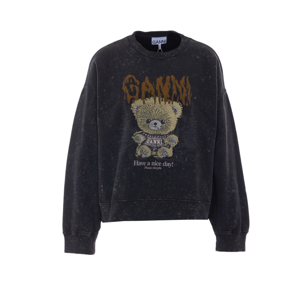 Ganni Women Forest Teddy Sweatshirt
