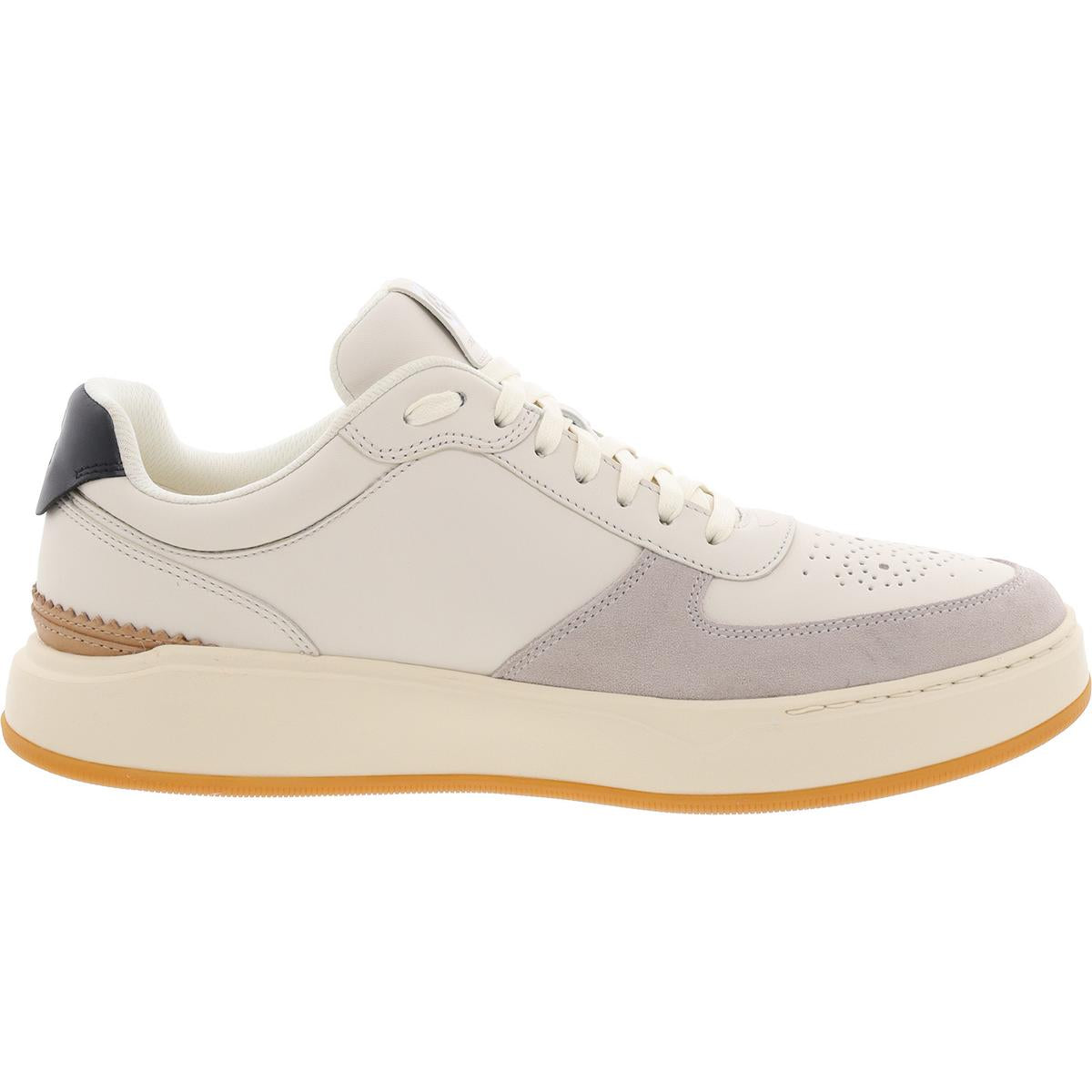 Mens Lace-Up Manmade Casual And Fashion Sneakers