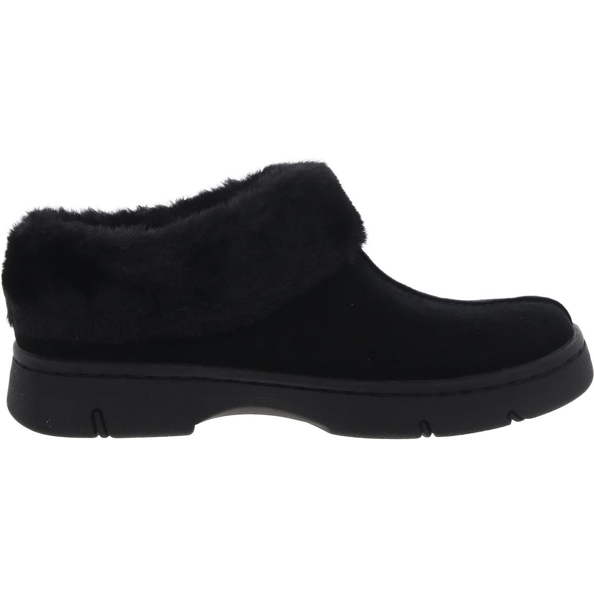 Womens Faux Fur Clogs