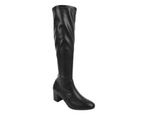 Stuart Weitzman Women's Frannie Black Nappa Leather Knee-High Boot (36 / 5.5 B) 5.5 Black