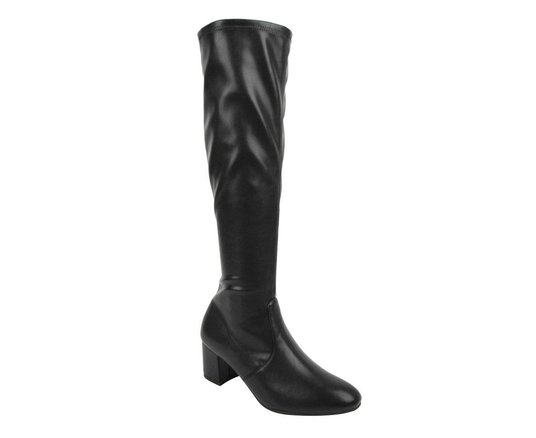 Stuart Weitzman Women's Frannie Black Nappa Leather Knee-High Boot (36 / 5.5 B) 7 Black