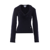 Ganni Ganni Women Frill Sweater