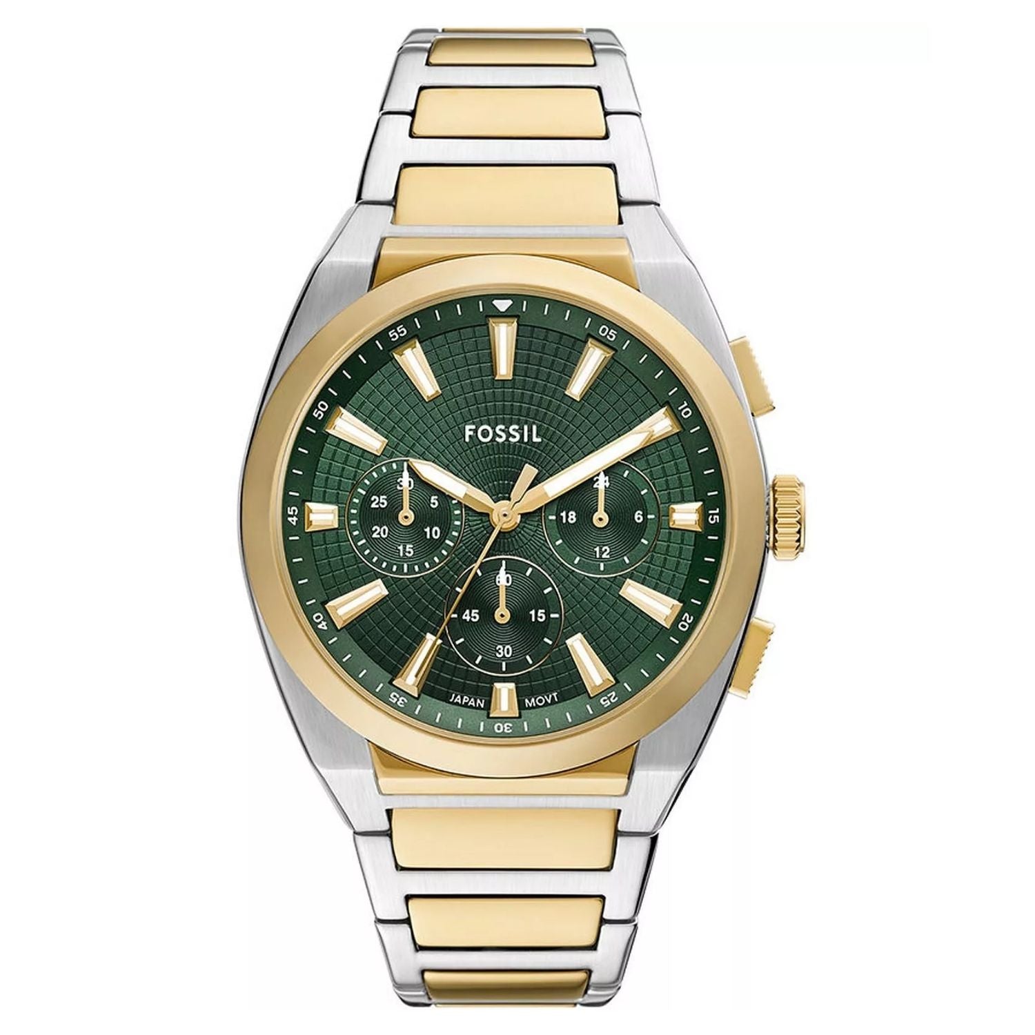 Fossil Men's Everette Green Dial Watch - FS6106