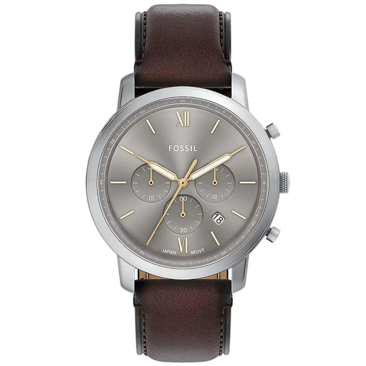 Fossil Men's Neutra Grey Dial Watch - FS6129
