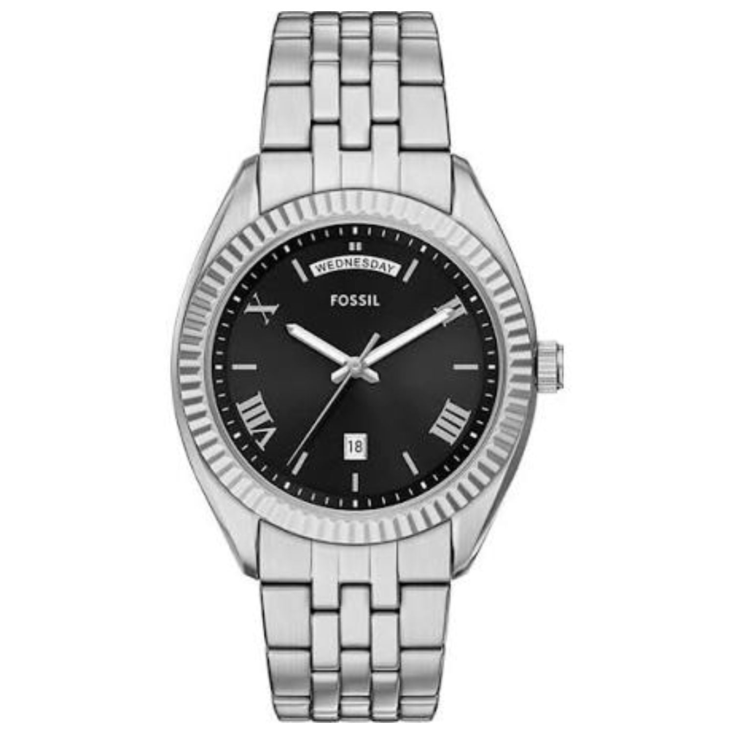 Fossil Fossil Men's Cantoli Silver Dial Watch - FS6139