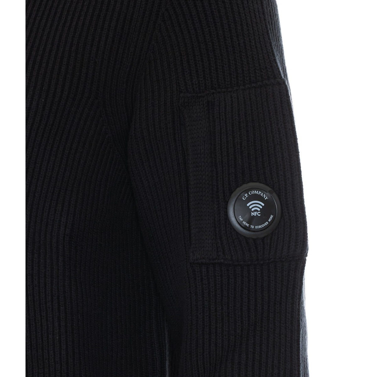 C.P. Company C.P. Company Men Full Rib Cotton Lens Sweater