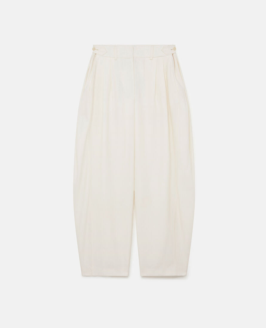 Stella McCartney Stella Mccartney Women Pleated Wide Leg Trousers