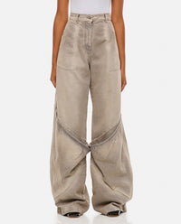 The Attico Women Oversize Denim Pants