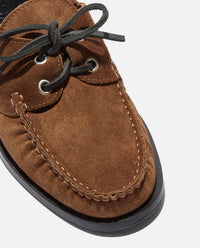 Aeyde Aeyde Women Harris Cow Suede Leather Tobacco