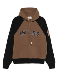 Ami Paris Men Cotton Colorblock Hoodie
