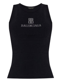 Balenciaga Women Logo Tank Top