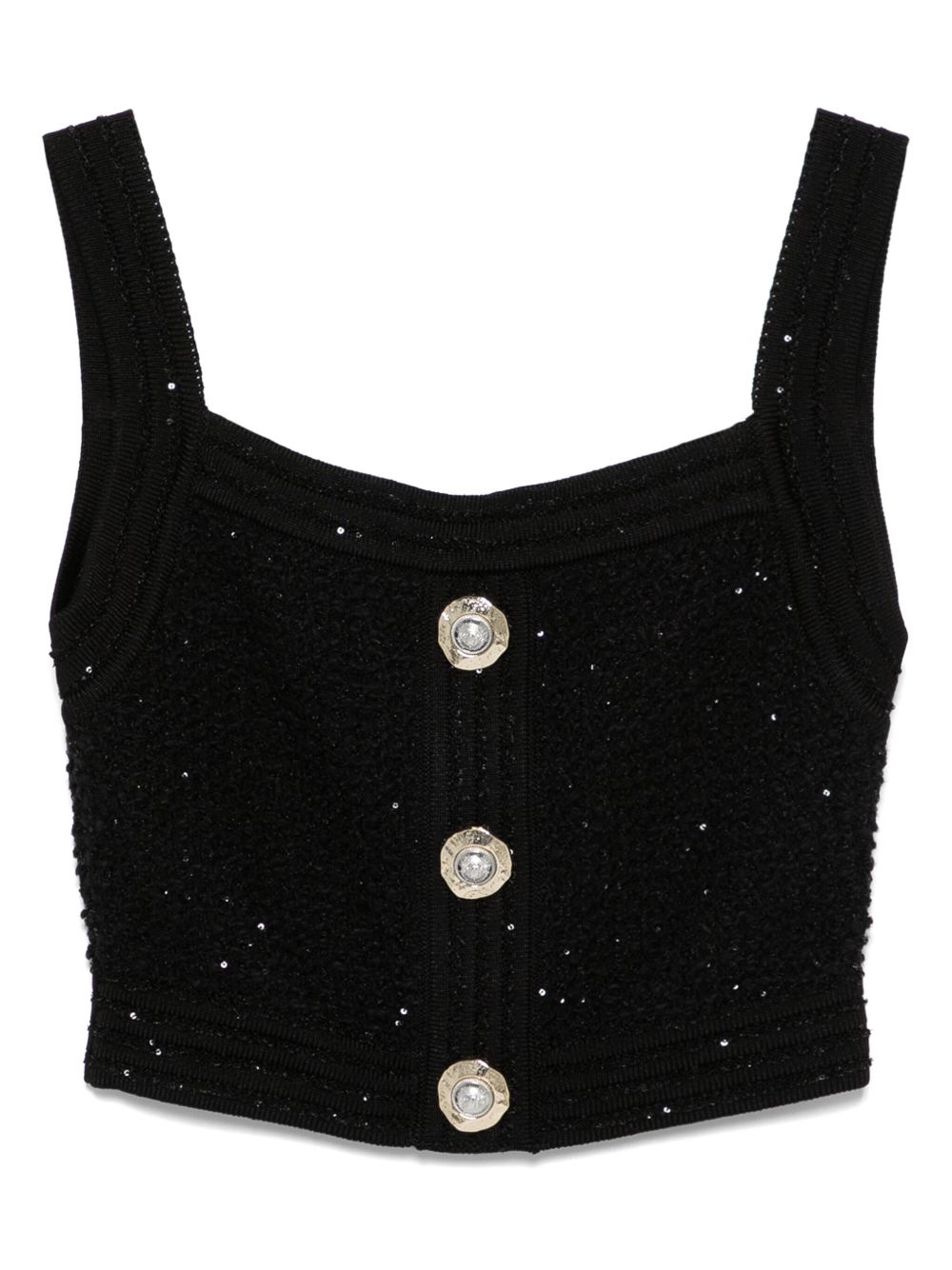 Balmain Women Tweed Top