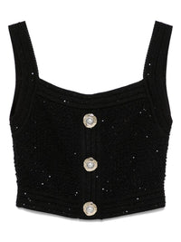 Balmain Women Tweed Top