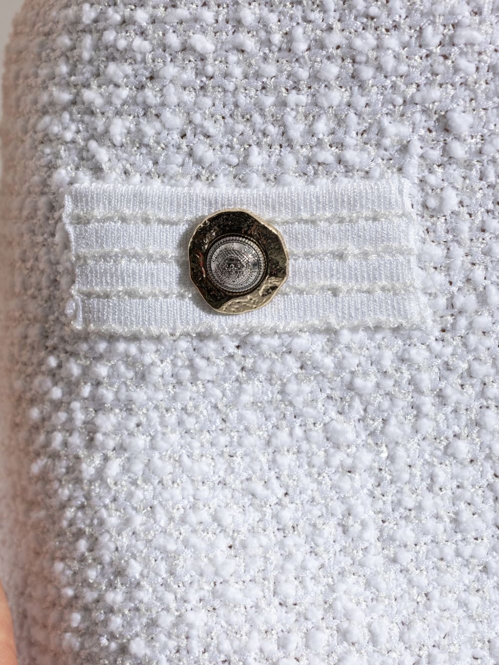 Balmain Women Tweed Mini Skirt