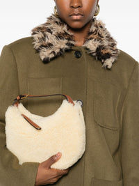 Celine Women Lulu Teen Shearling Hobo Bag