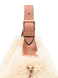 Celine Women Lulu Teen Shearling Hobo Bag