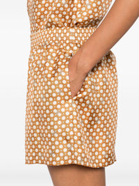 Celine Women Printed Silk Pajama Shorts
