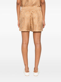Celine Women Printed Silk Pajama Shorts