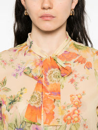 CELINE Celine Women Printed Silk Blouse