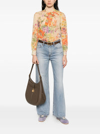 CELINE Celine Women Printed Silk Blouse