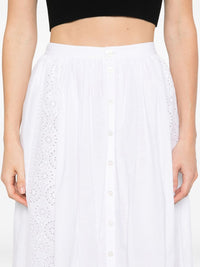 Celine Women Broderie Anglaise Midi Skirt