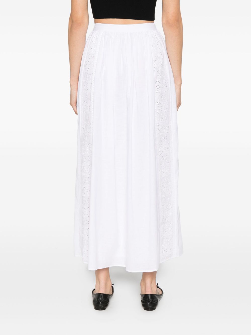 Celine Women Broderie Anglaise Midi Skirt