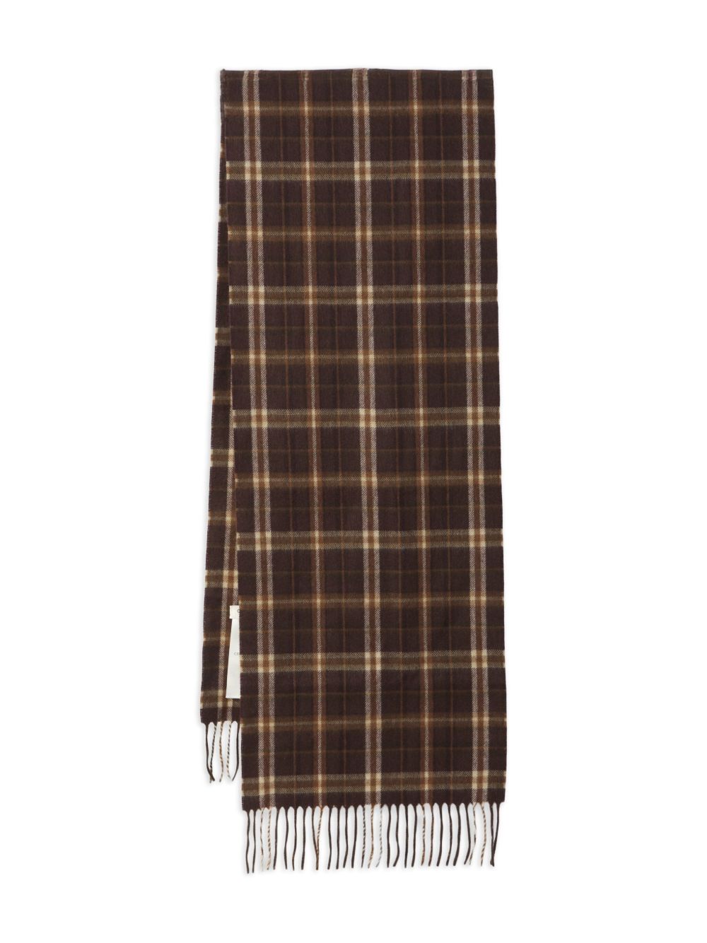 CELINE Celine Men Tartan Cashmere Scarf