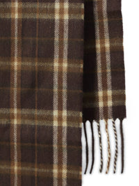 CELINE Celine Men Tartan Cashmere Scarf