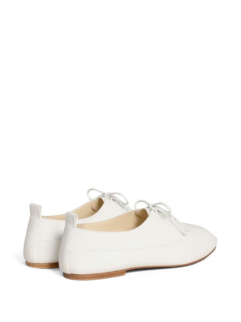CELINE Celine Women Triomphe Richelieu Leather Lace-Up Shoe