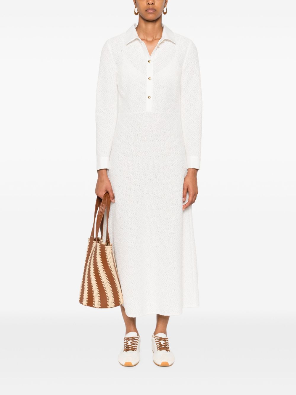 Celine Women Crochet Cotton Long Dress