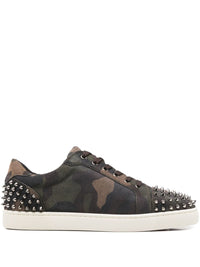 Christian Louboutin Men Seavaste Leather Sneakers