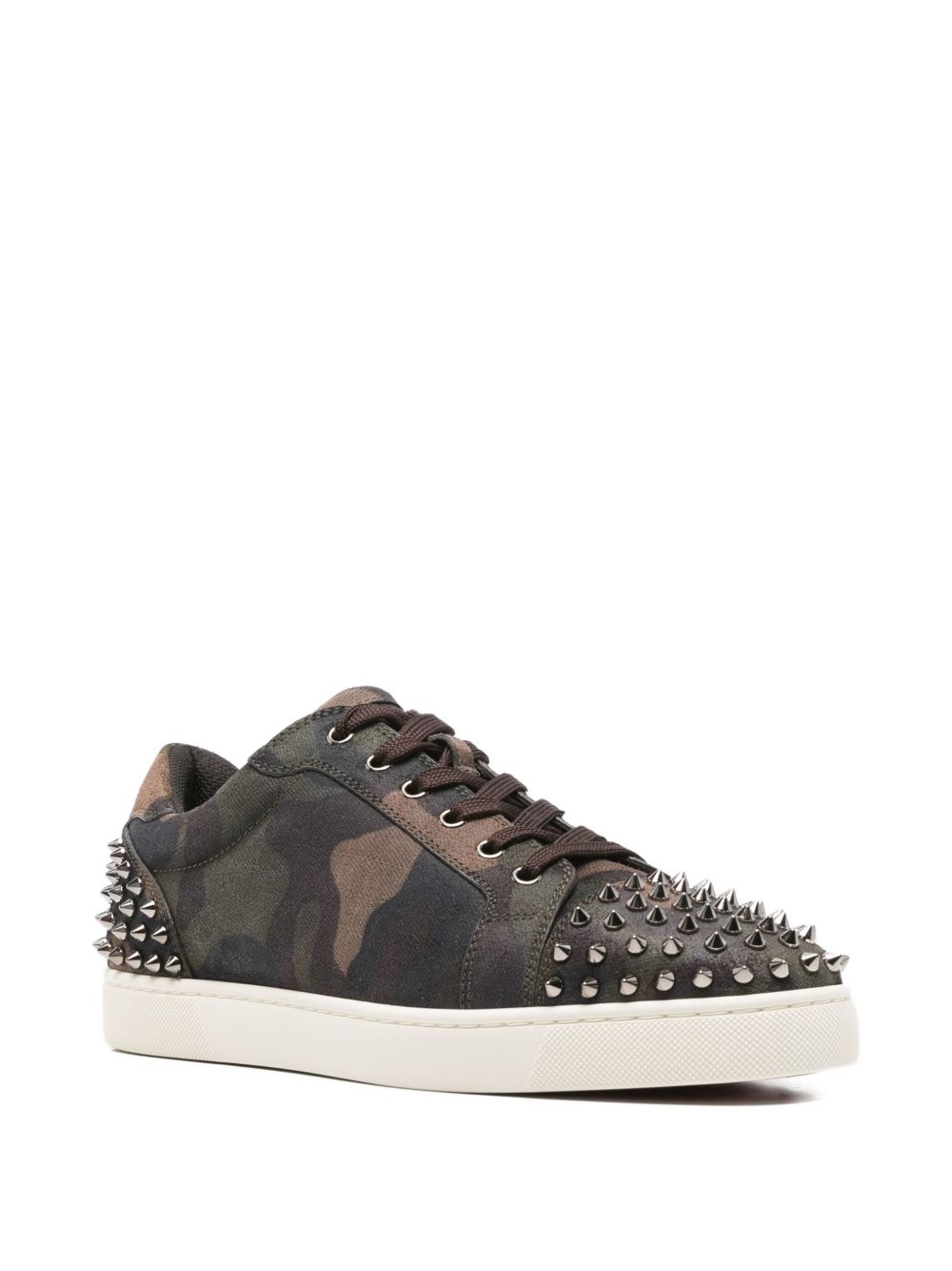 Christian Louboutin Men Seavaste Leather Sneakers