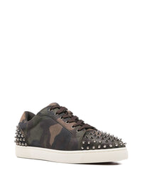 Christian Louboutin Men Seavaste Leather Sneakers