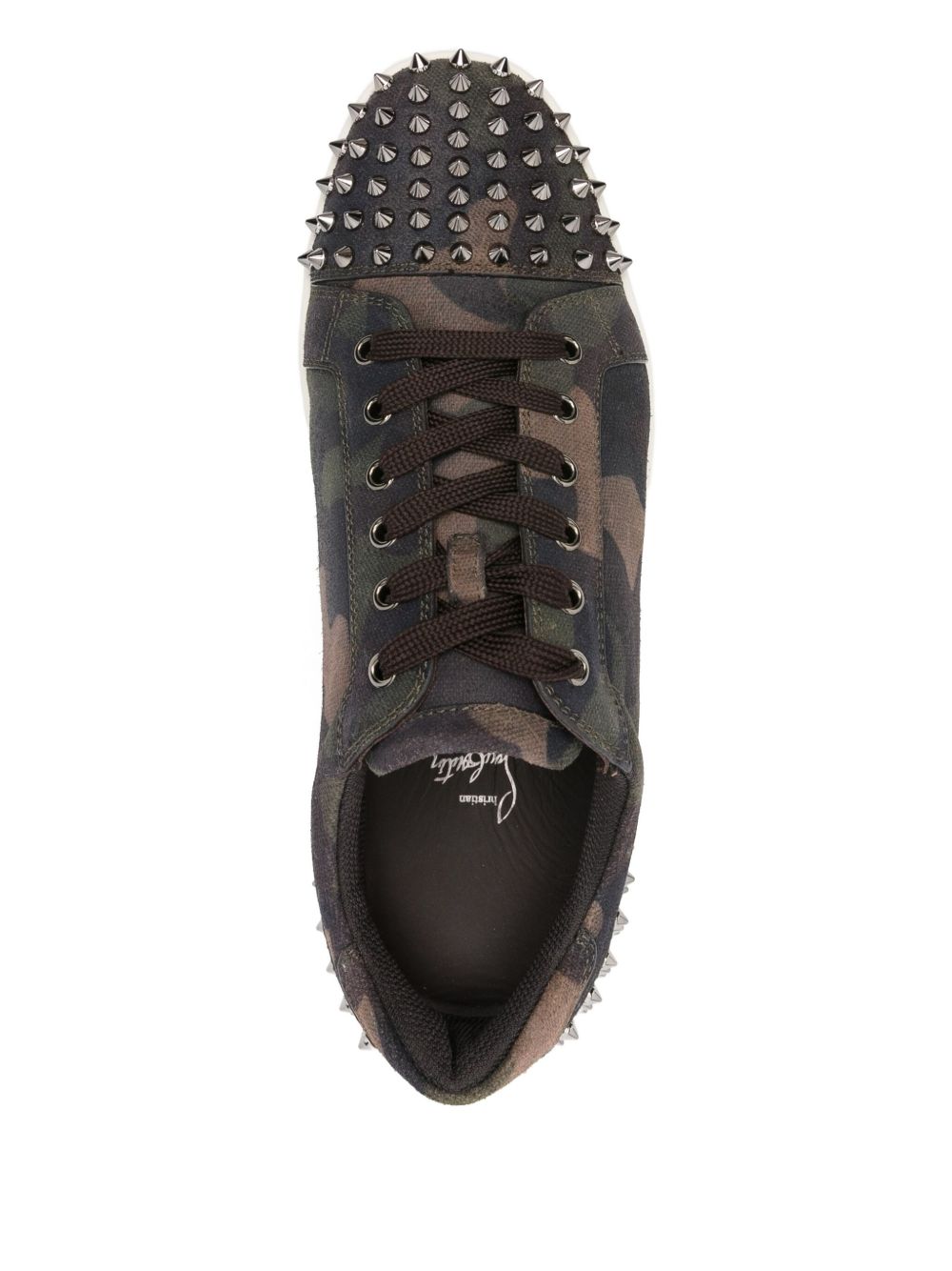 Christian Louboutin Men Seavaste Leather Sneakers