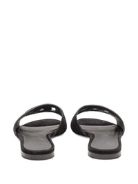 Dolce & Gabbana Women Dg Logo Leather Sandals