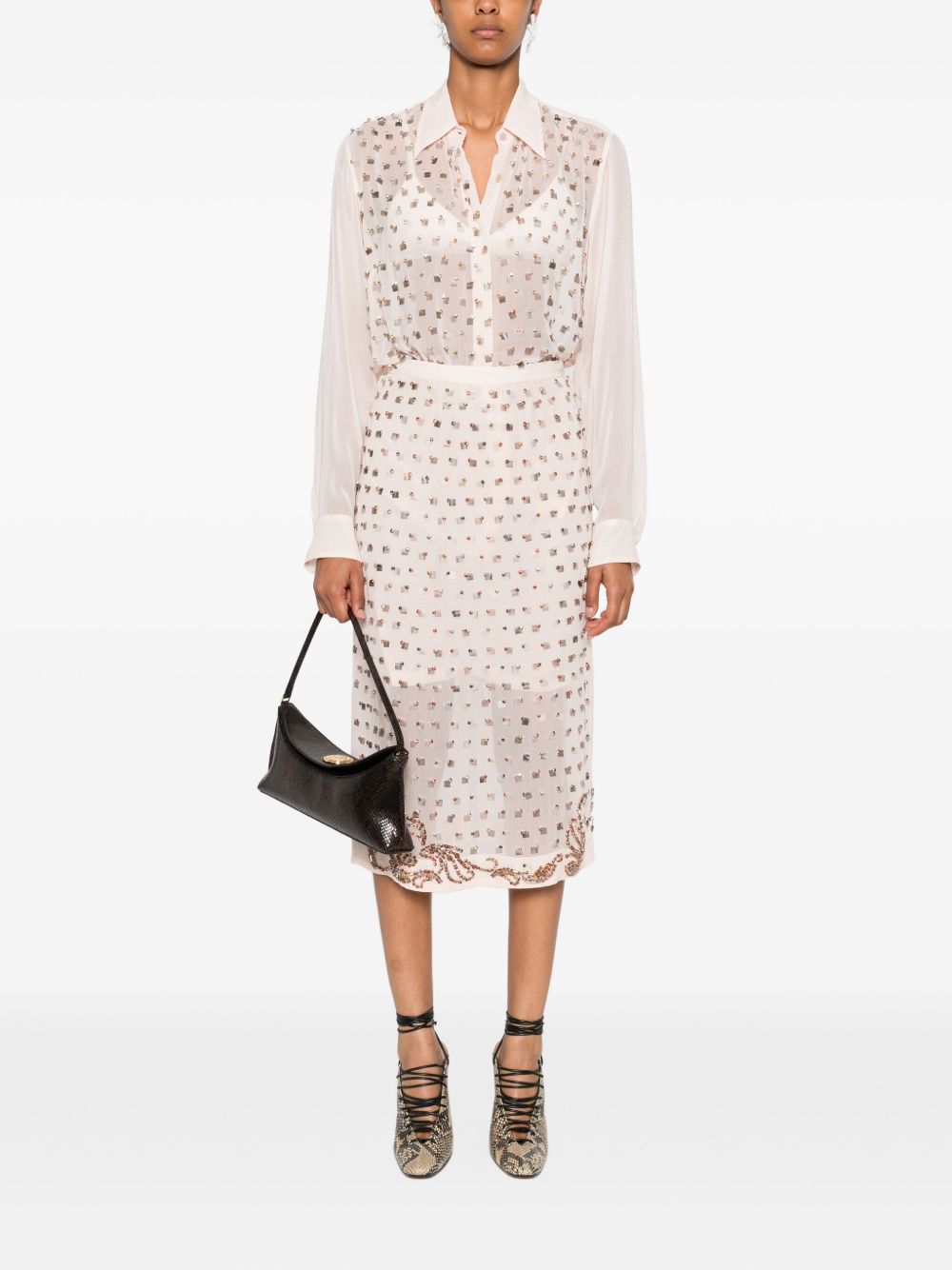 DRIES VAN NOTEN Dries Van Noten Women Sokna Embroidered Skirt