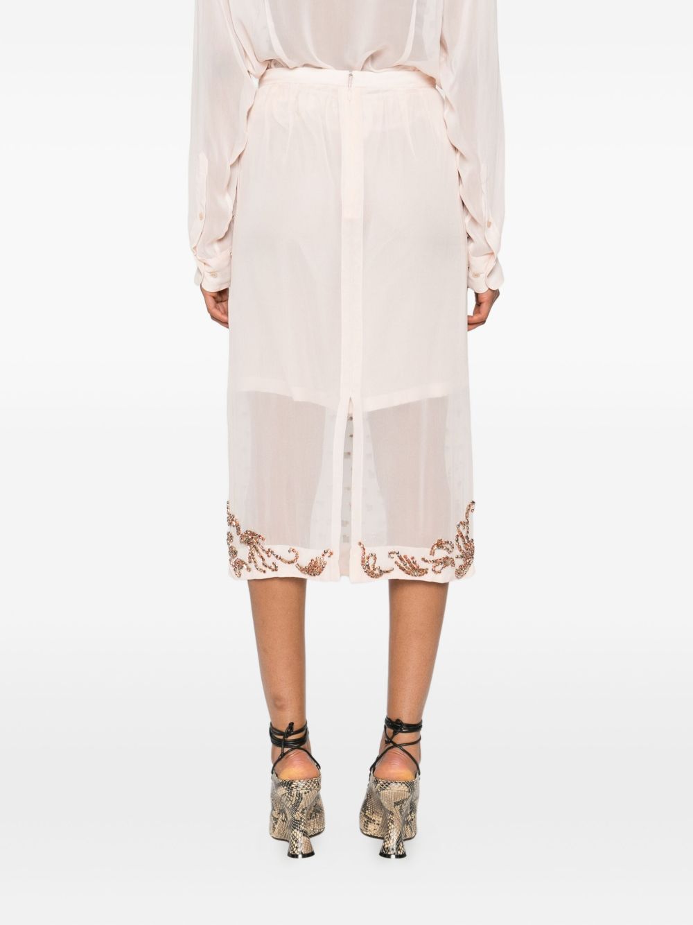 DRIES VAN NOTEN Dries Van Noten Women Sokna Embroidered Skirt