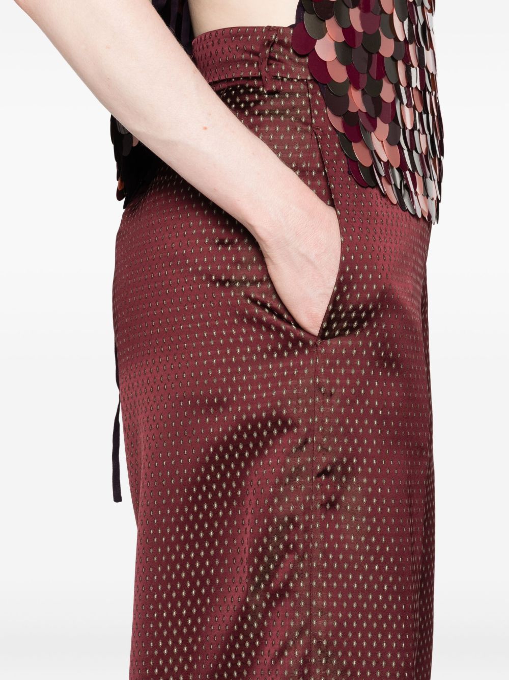 Dries Van Noten Women Penn Cotton Trousers