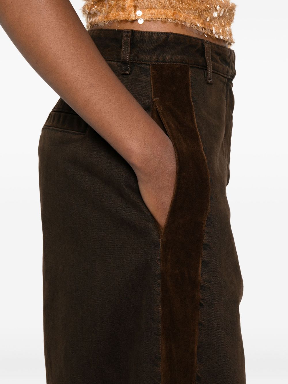 Dries Van Noten Women Penn Cotton Trousers