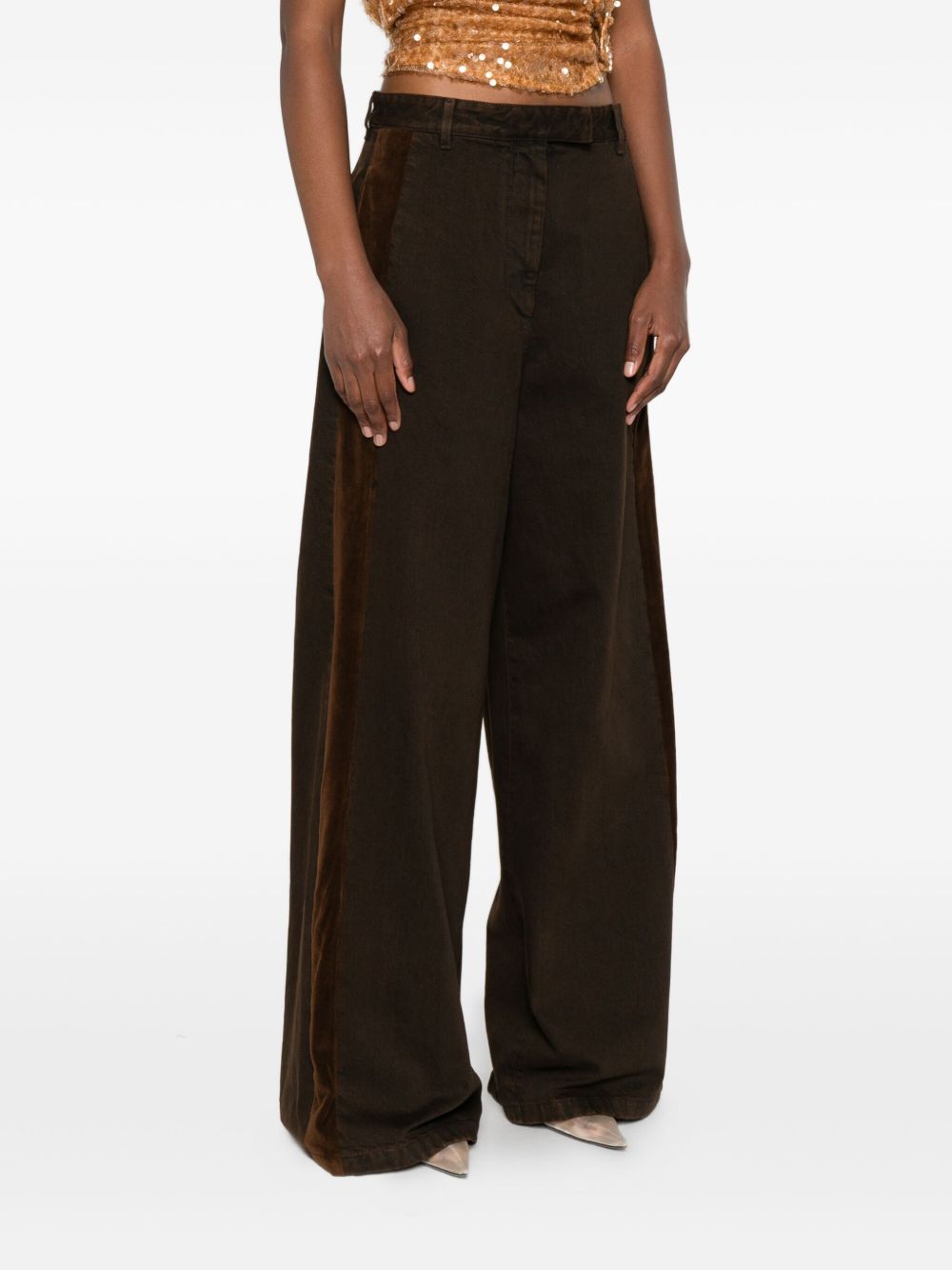 Dries Van Noten Women Penn Cotton Trousers