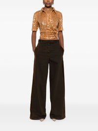 Dries Van Noten Women Penn Cotton Trousers
