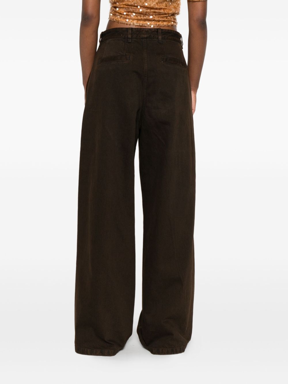 Dries Van Noten Women Penn Cotton Trousers