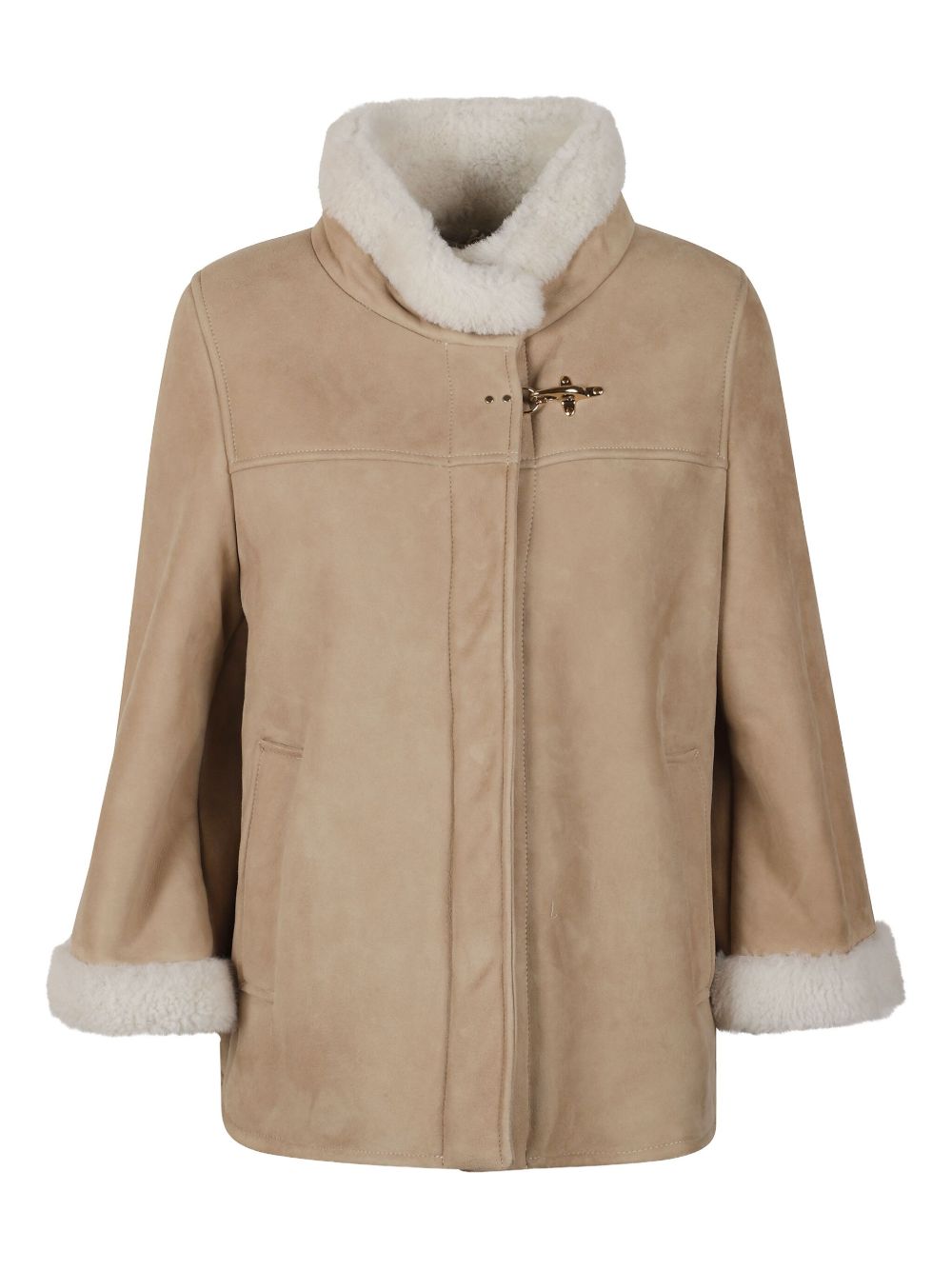 FAY Fay Women Leather Shealing Cape