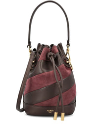 Fendi Women Mon Tresor Mini Leather Bucket Bag